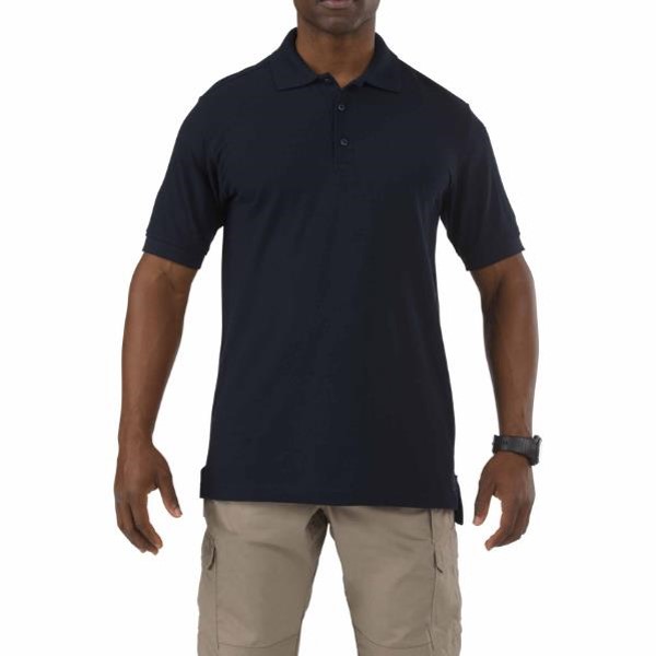 5.11 Tactical: Men's Short Sleeve Utility Polo (Dark Navy)