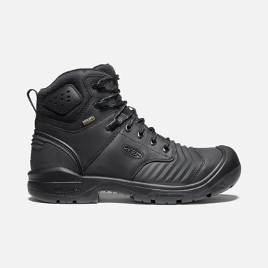 Keen Utility: Men's Portland 6" Waterproof Carbon Fiber Toe Boot (Black/Black)