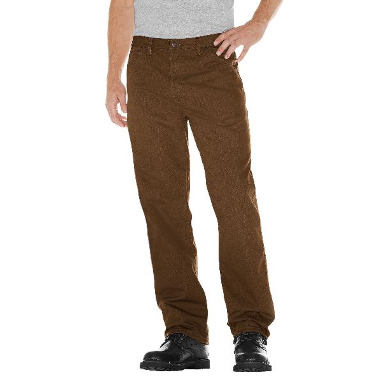 Dickies: Relaxed Fit Straight Leg Carpenter Duck Jeans (Timber Brown)