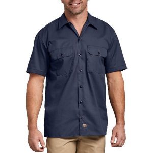 Dickies: Short Sleeve Work Shirt (Navy Blue)