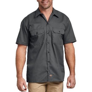 Dickies: Short Sleeve Work Shirt (Charcoal Gray)