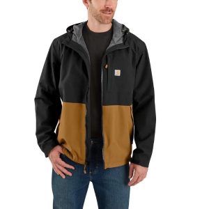 Carhartt: Storm Defender® Loose Fit Midweight Utility Jacket (Black/Carhartt Brown)